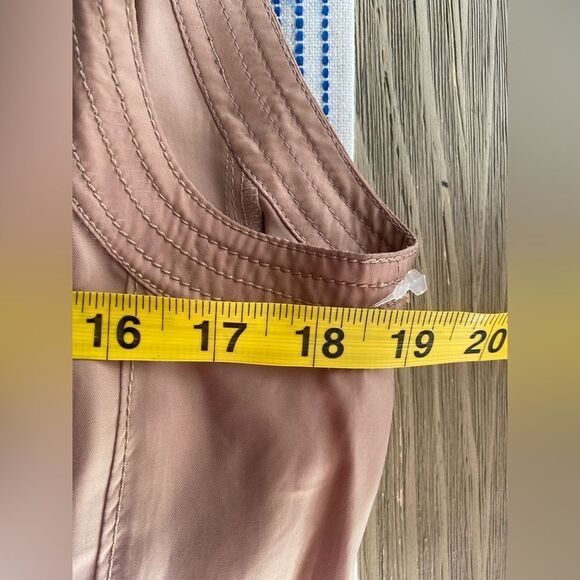 Veronica Beard Romper Women’s Nude Size 10 Sleeveless Drawstring Spring Designer - Picture 10 of 16